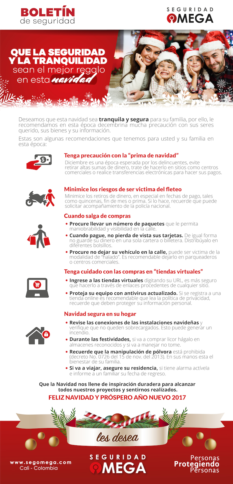 Seguridad Omega - Boletín de Seguridad Octubre 2016