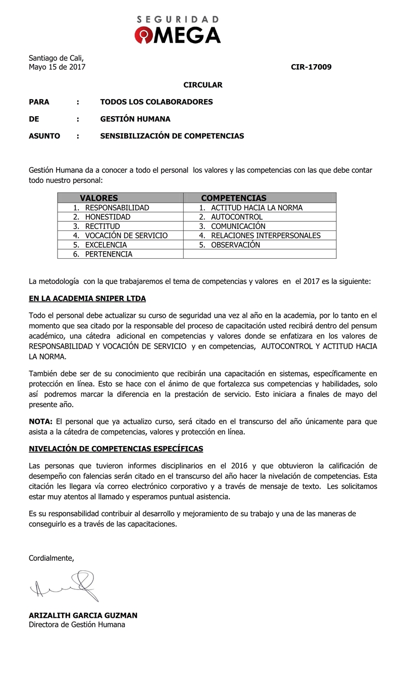 Seguridad Omega - Boletín de Seguridad Octubre 2016