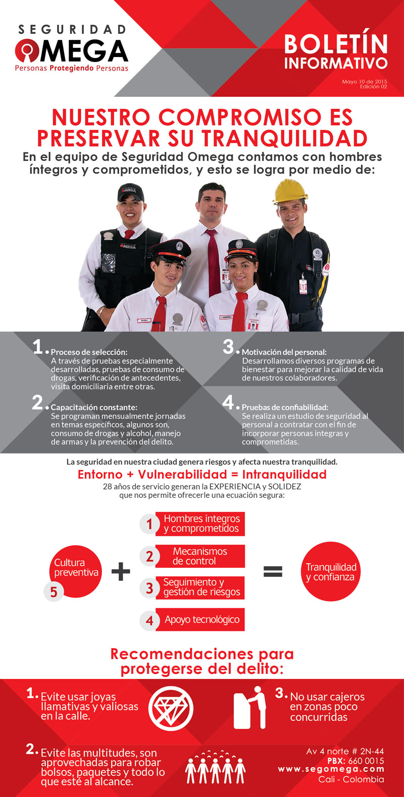 Seguridad Omega - Nuestro compromiso es preservar su tranquilidad
