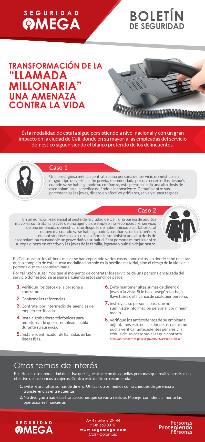 Seguridad Omega - Boletín de Seguridad Septiembre 2015