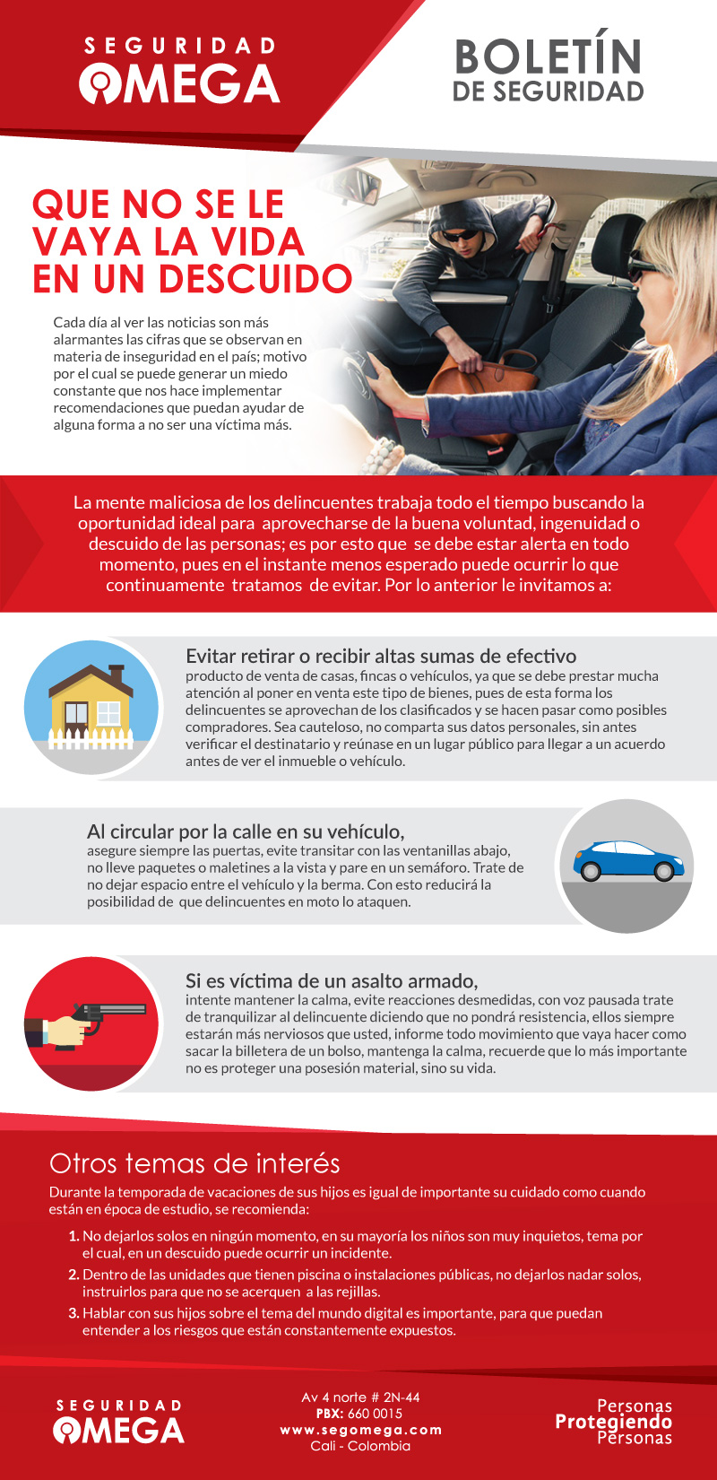Seguridad Omega - Boletín de Seguridad Agosto 2015