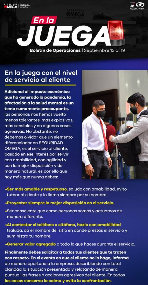 Seguridad Omega - Boletín de Seguridad