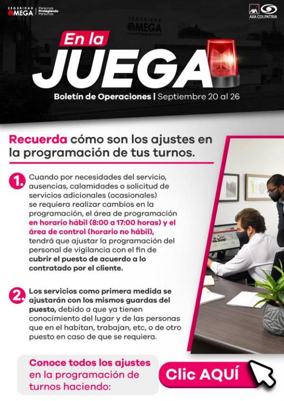 Seguridad Omega - Boletín de Seguridad