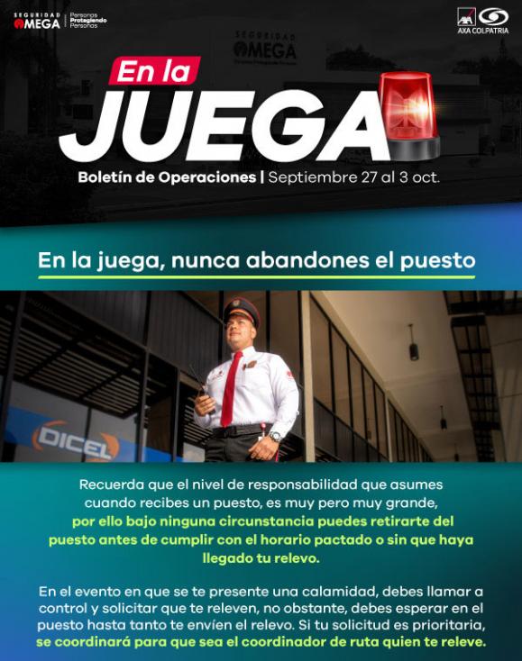 Seguridad Omega - Boletín de Seguridad