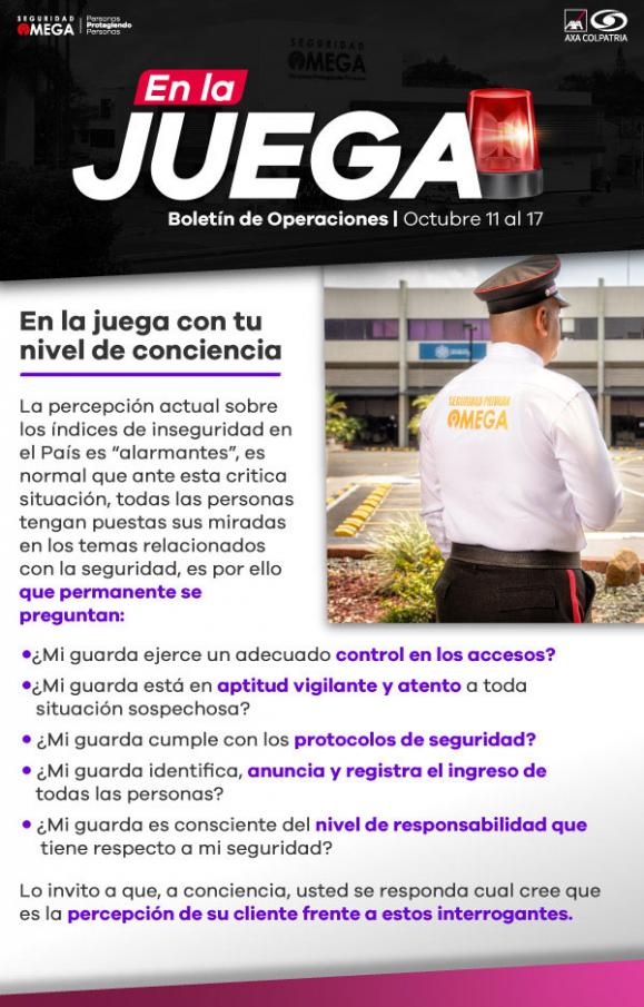 Seguridad Omega - Boletín de Seguridad
