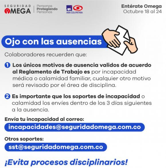 Seguridad Omega - Boletín de Seguridad