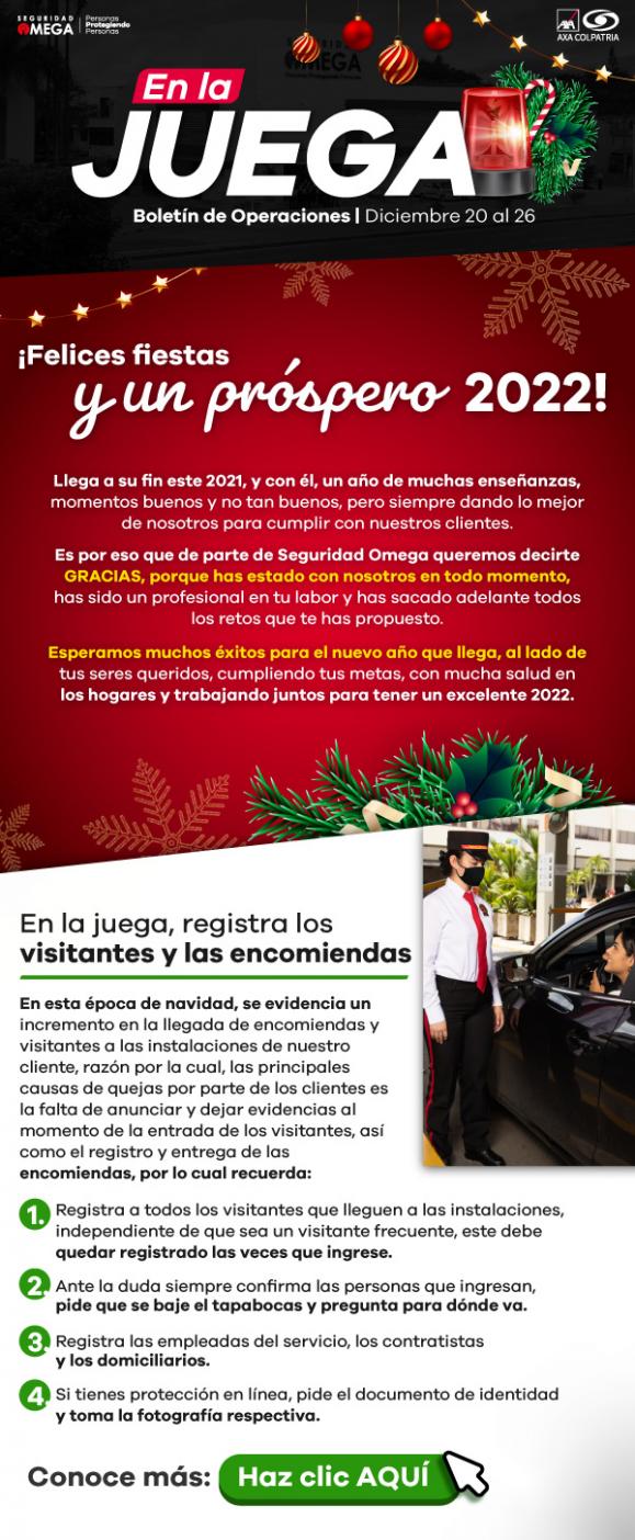 Seguridad Omega - Boletín de Seguridad