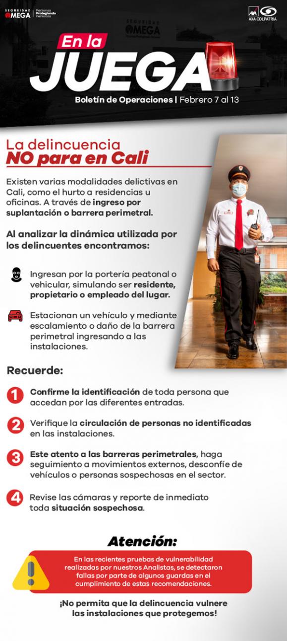 Seguridad Omega - Boletín de Seguridad