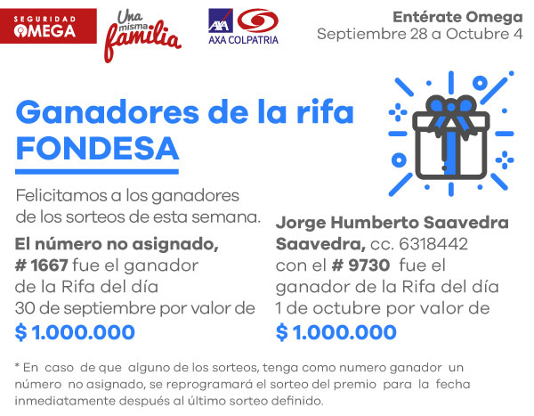 Seguridad Omega - Boletín de Seguridad