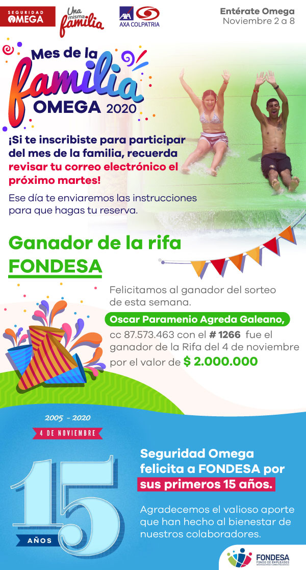 Seguridad Omega - Boletín de Seguridad