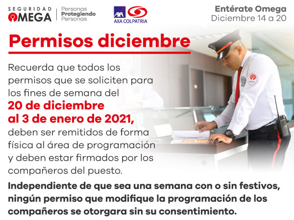 Seguridad Omega - Boletín de Seguridad