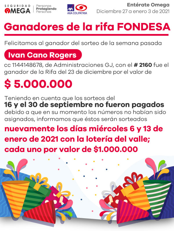 Seguridad Omega - Boletín de Seguridad