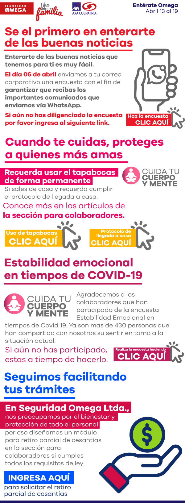 Seguridad Omega - Boletín de Seguridad