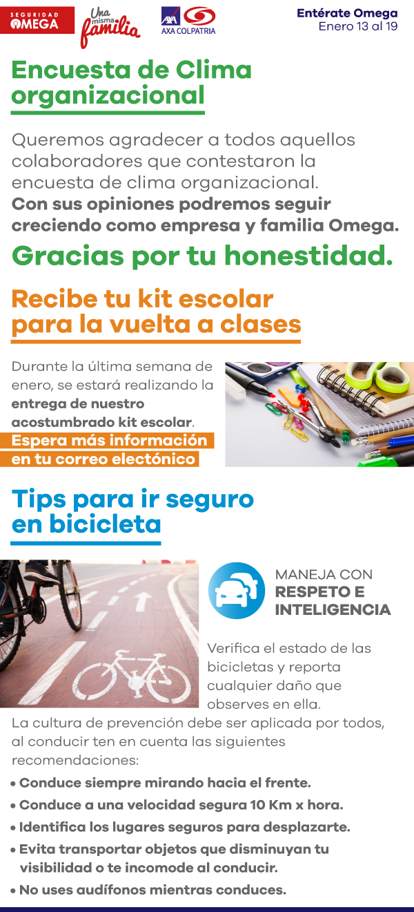 Seguridad Omega - Boletín de Seguridad