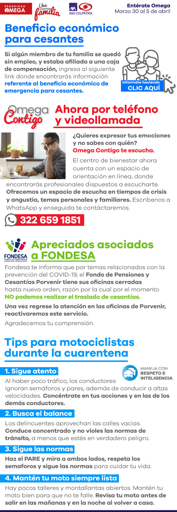 Seguridad Omega - Boletín de Seguridad