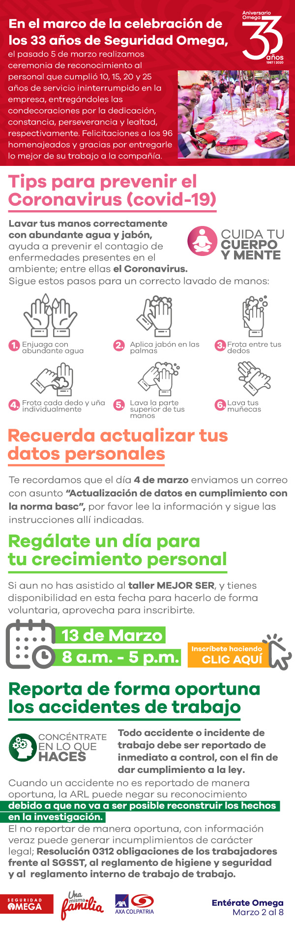 Seguridad Omega - Boletín de Seguridad