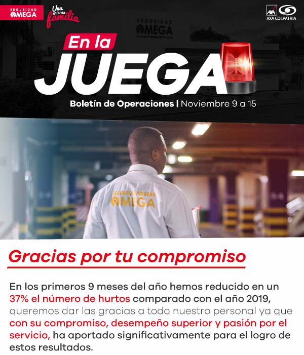 Seguridad Omega - Boletín de Seguridad