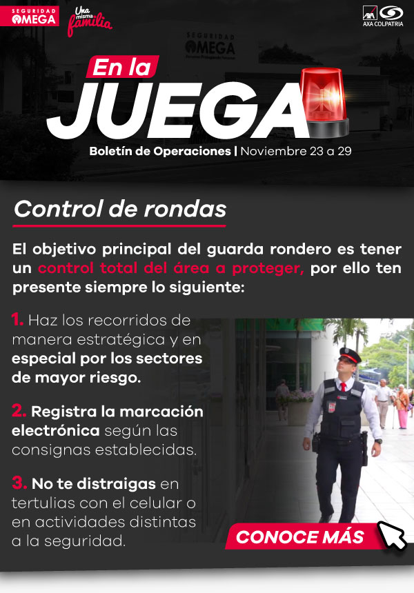 Seguridad Omega - Boletín de Seguridad
