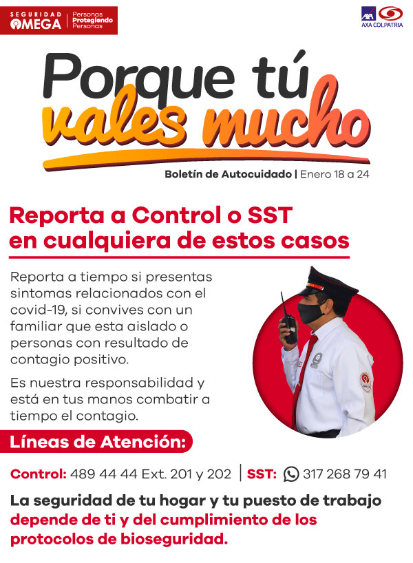 Seguridad Omega - Boletín de Seguridad