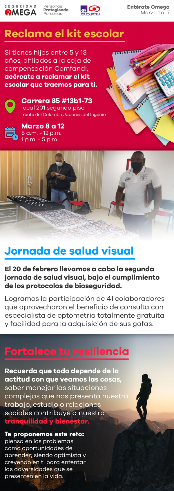 Seguridad Omega - Boletín de Seguridad