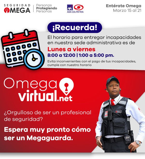 Seguridad Omega - Boletín de Seguridad