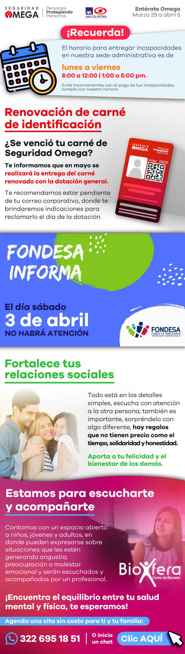 Seguridad Omega - Boletín de Seguridad