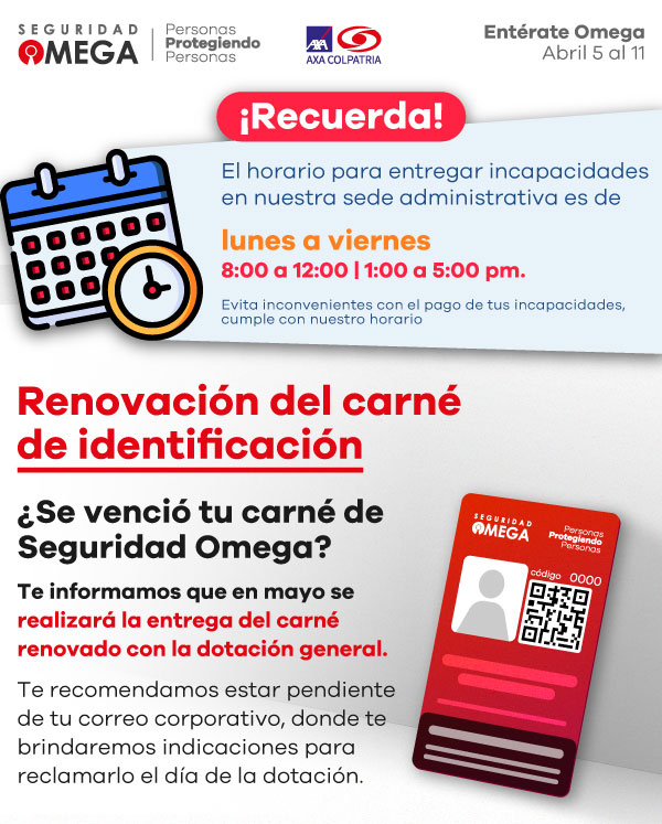 Seguridad Omega - Boletín de Seguridad