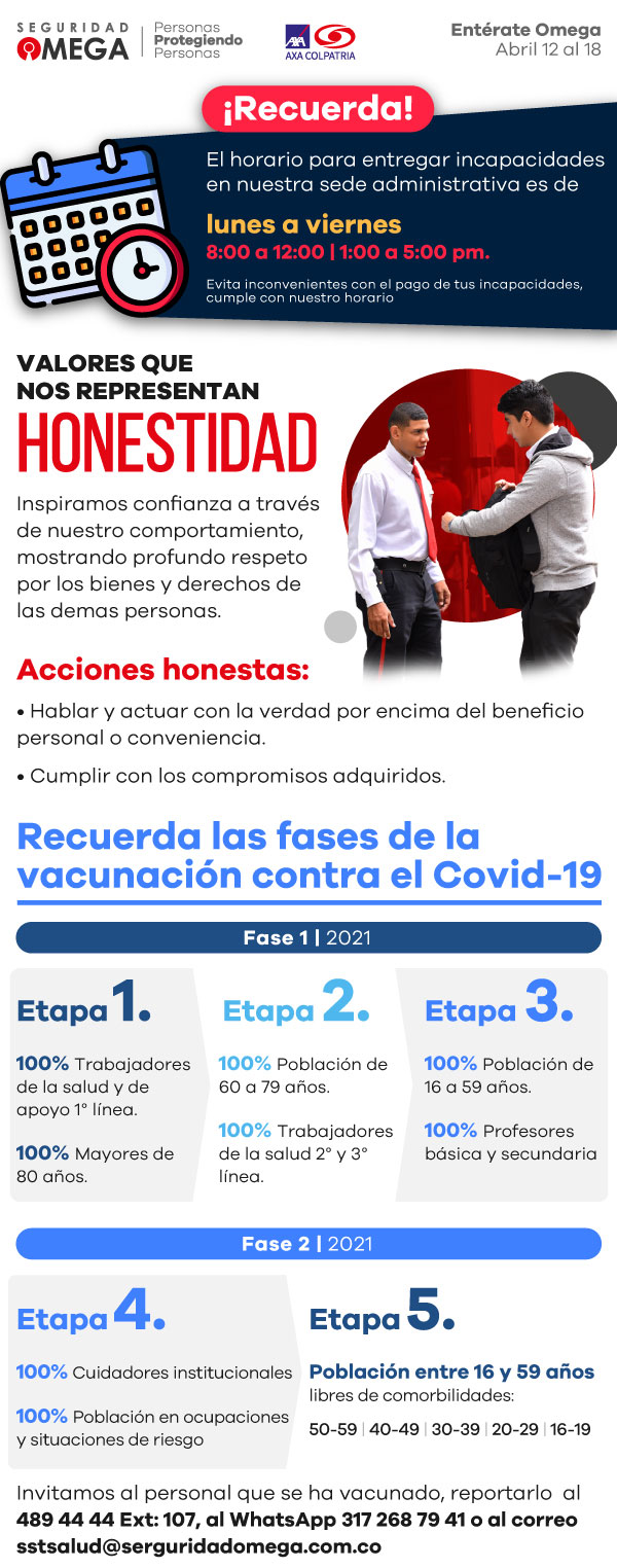 Seguridad Omega - Boletín de Seguridad