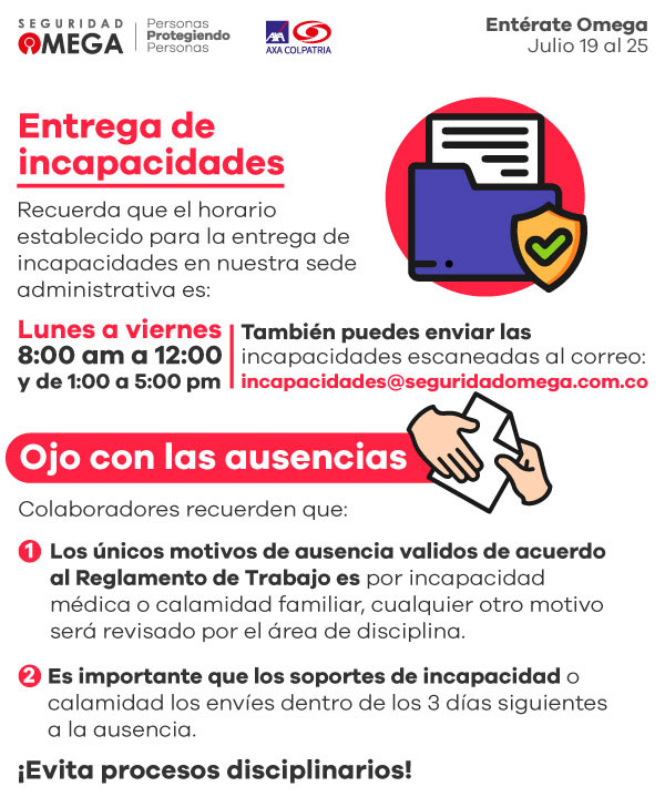 Seguridad Omega - Boletín de Seguridad