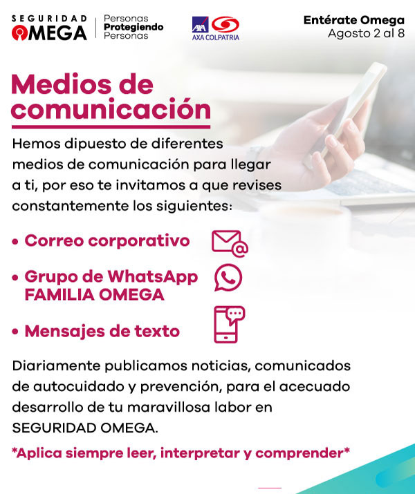 Seguridad Omega - Boletín de Seguridad