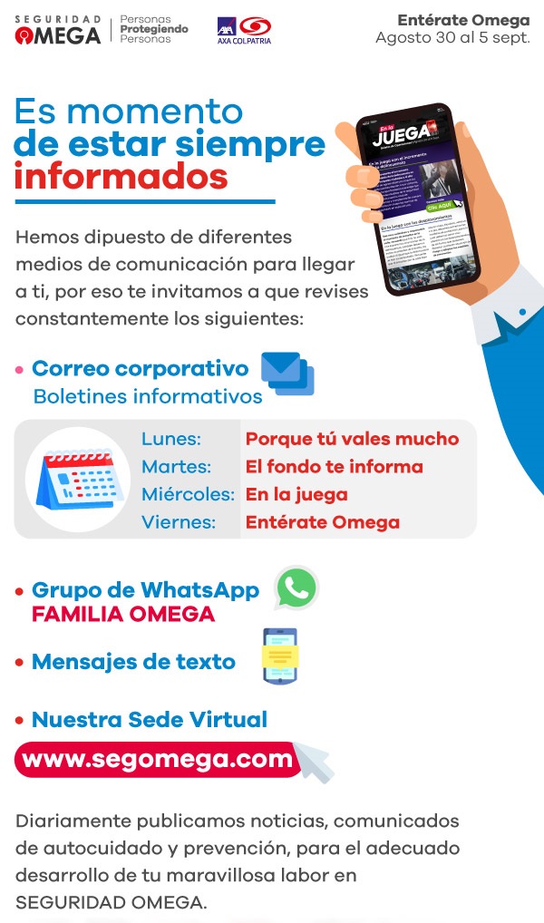 Seguridad Omega - Boletín de Seguridad