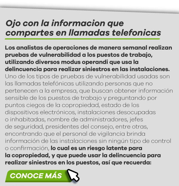 Seguridad Omega - Boletín de Seguridad