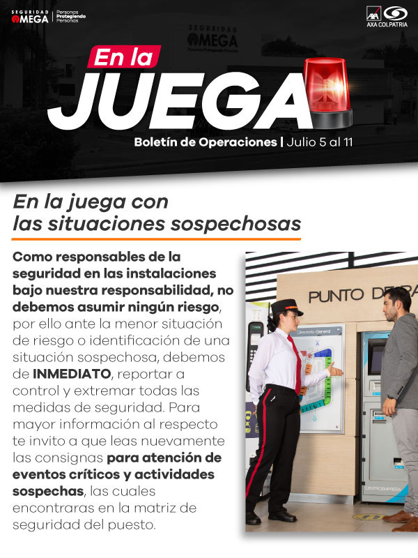 Seguridad Omega - Boletín de Seguridad