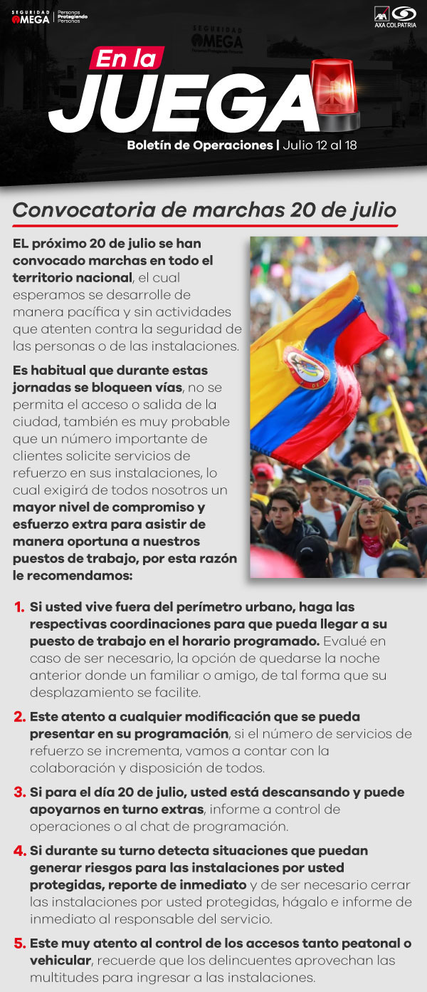 Seguridad Omega - Boletín de Seguridad