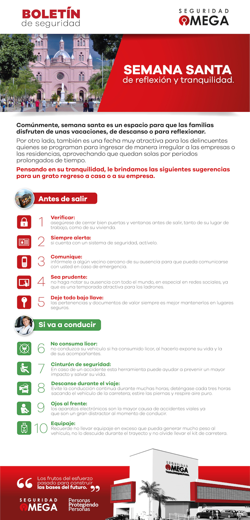 Seguridad Omega - Boletín de Seguridad Octubre 2016