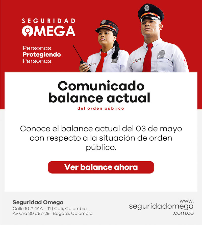 🚨 Comunicado - Balance actual del orden público - 03 de mayo