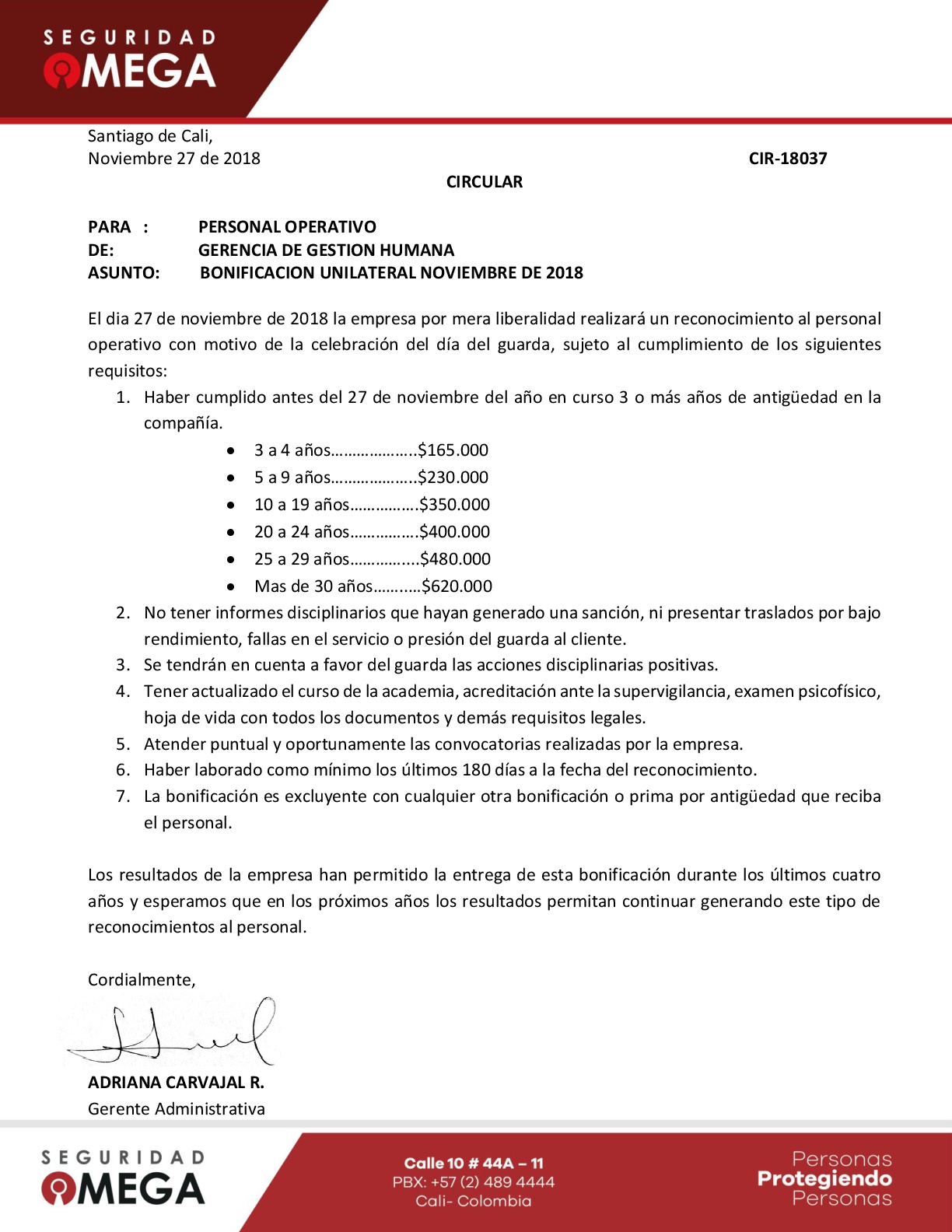 Seguridad Omega - Boletín de Seguridad Octubre 2016