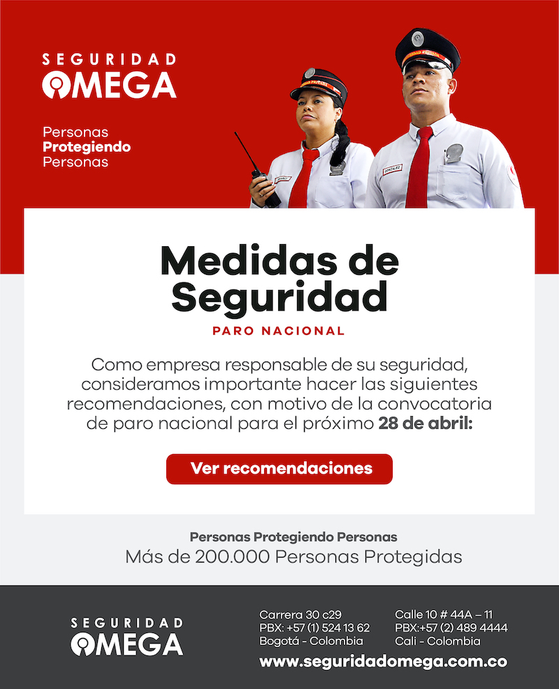 🚨 Medidas de Seguridad - Paro Nacional