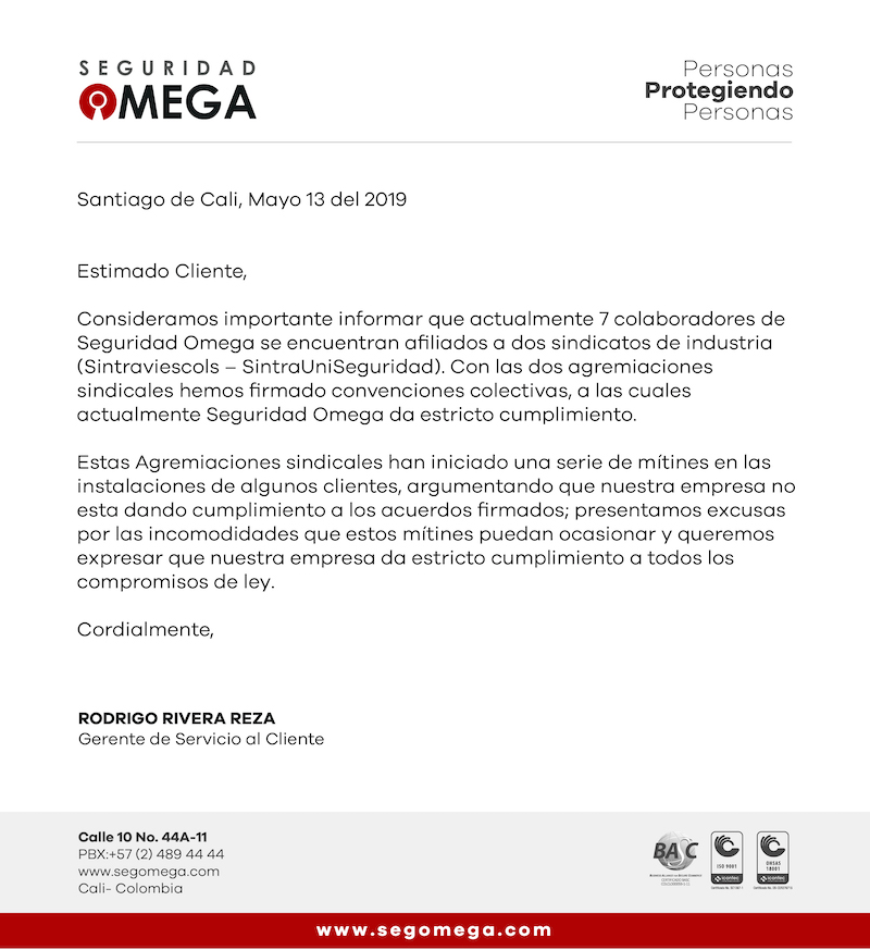 Comunicado Importante