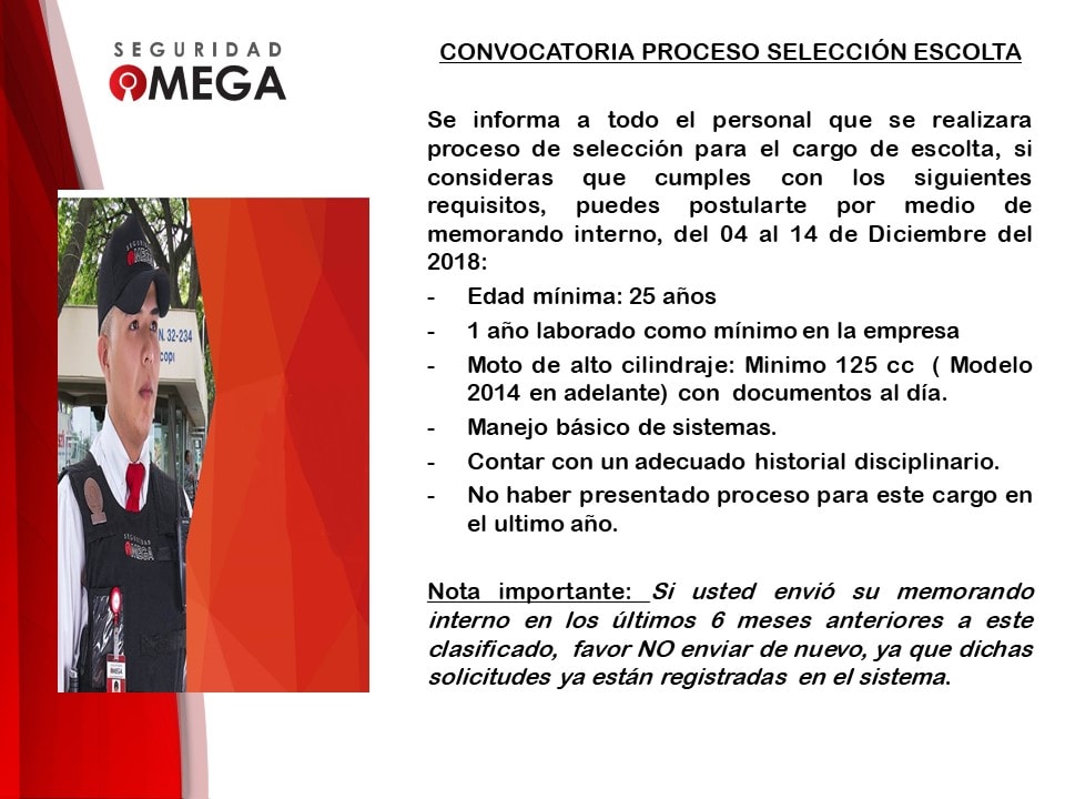 proceso de selección