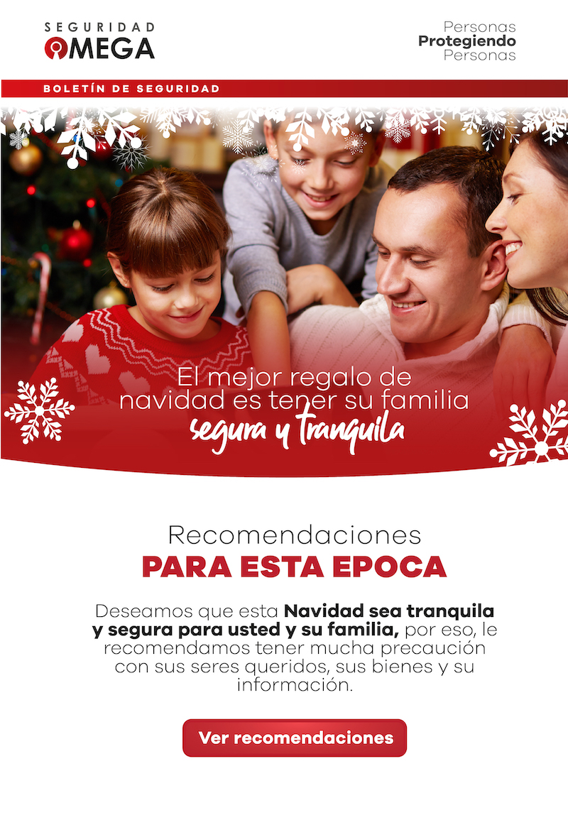 El mejor regalo de navidad es tener su familia segura y tranquila