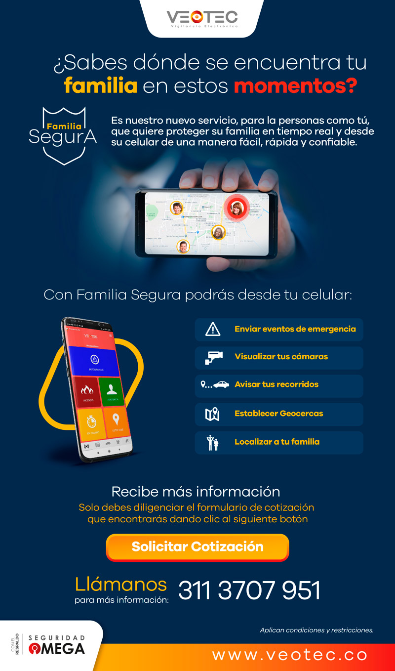 ¡Conoce nuestro nuevo servicio y vive siempre seguro!