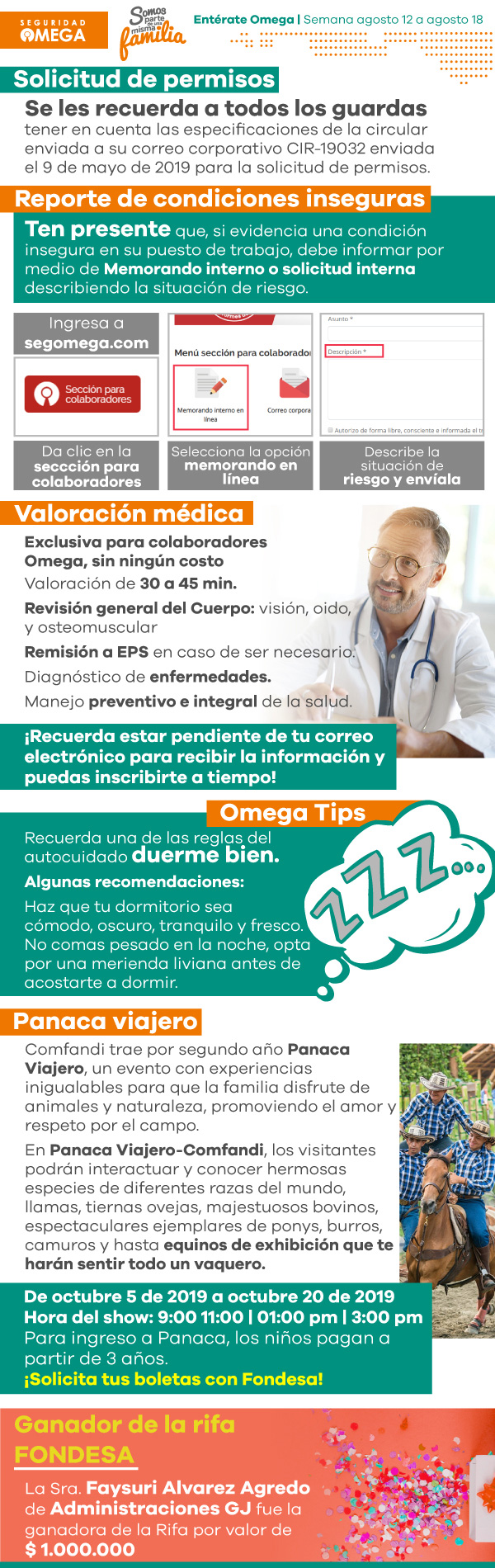 Seguridad Omega - Boletín de Seguridad