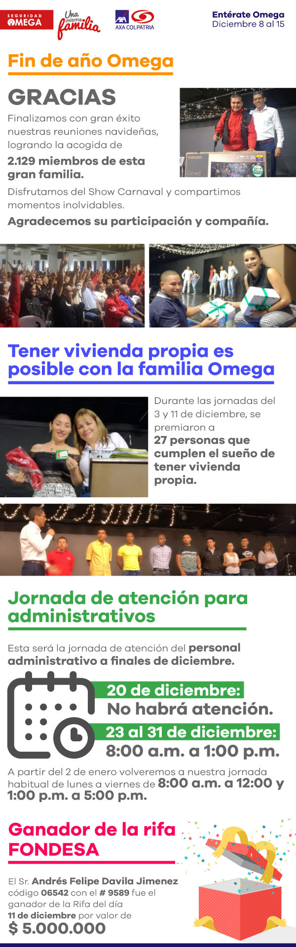 Seguridad Omega - Boletín de Seguridad