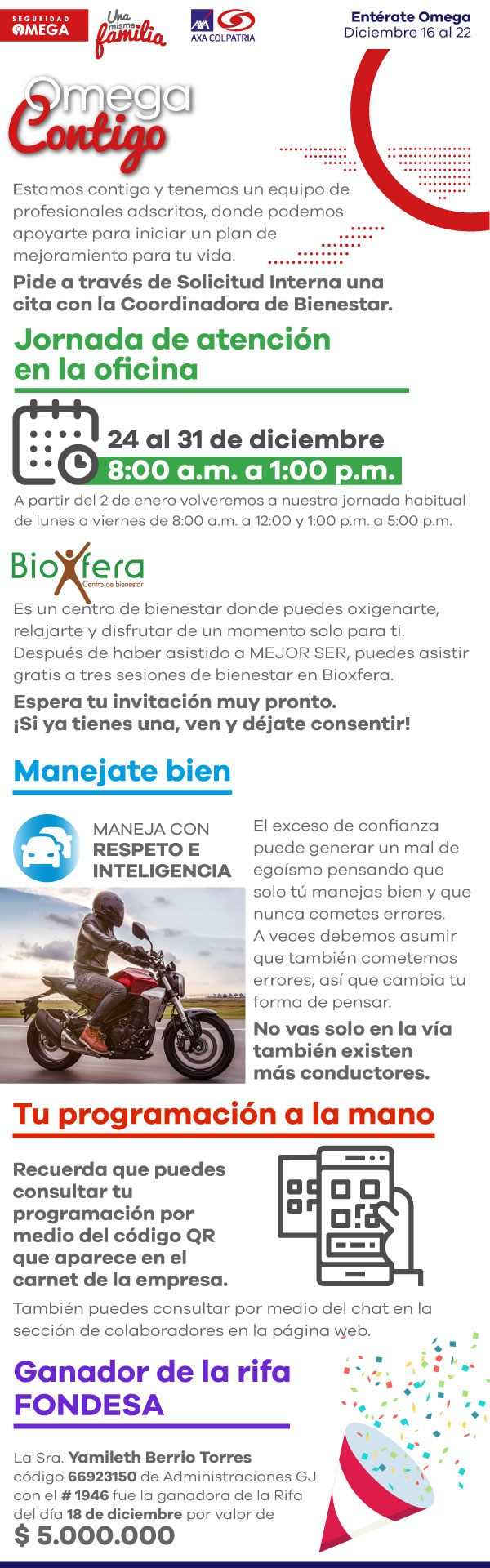 Seguridad Omega - Boletín de Seguridad