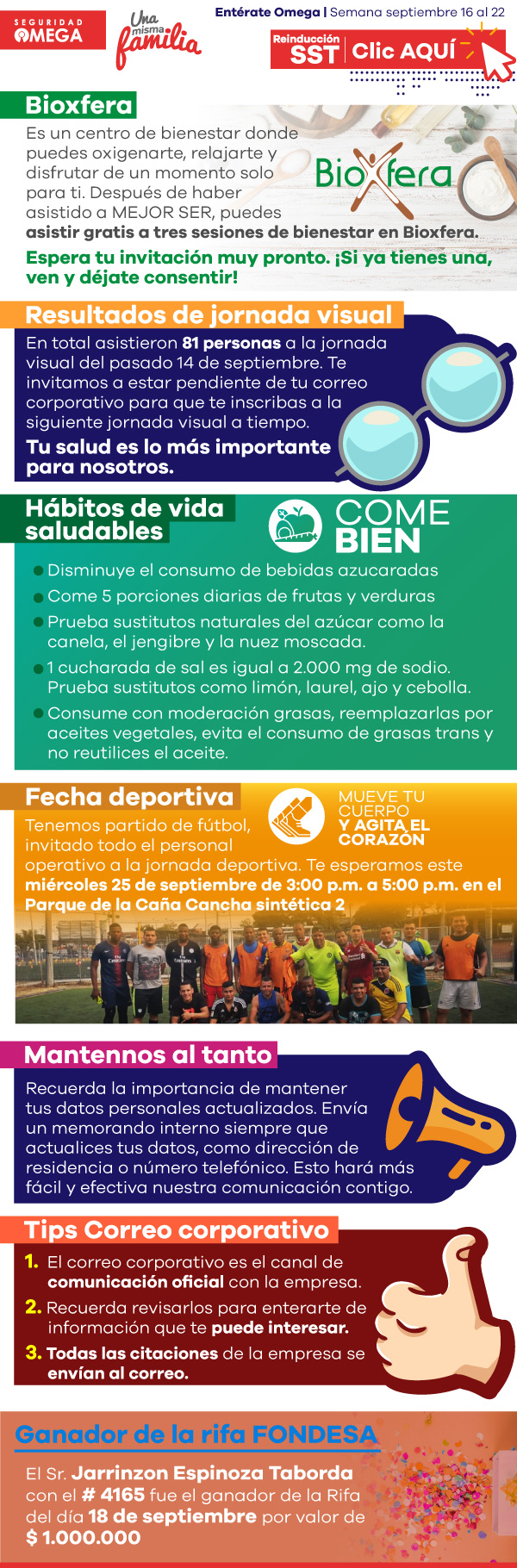 Seguridad Omega - Boletín de Seguridad