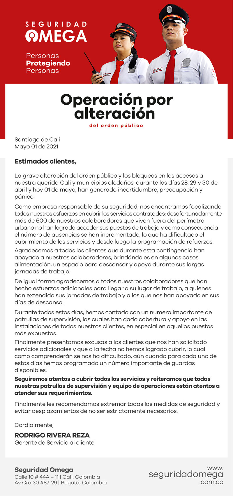 Operación por alteración del orden público