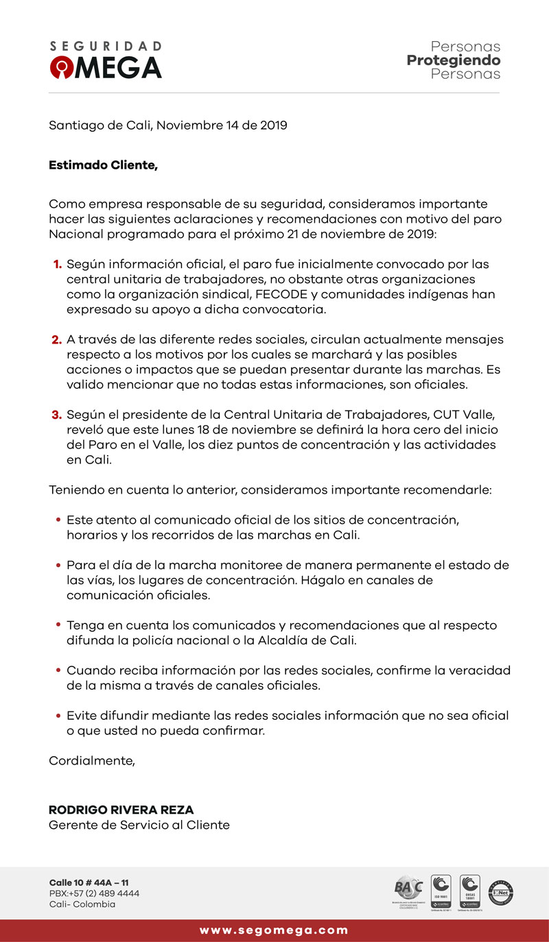 Recomendaciones - 21 de noviembre