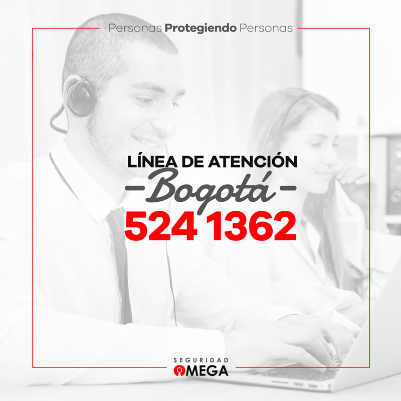 Línea de atención Bogotá: +57 (1) 524 1362