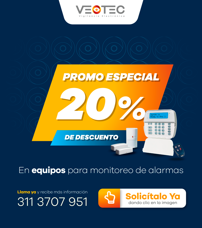 20% de descuento en Sistemas de Alarmas